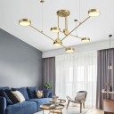 Loft Industry Modern - Line Disks Chandelier